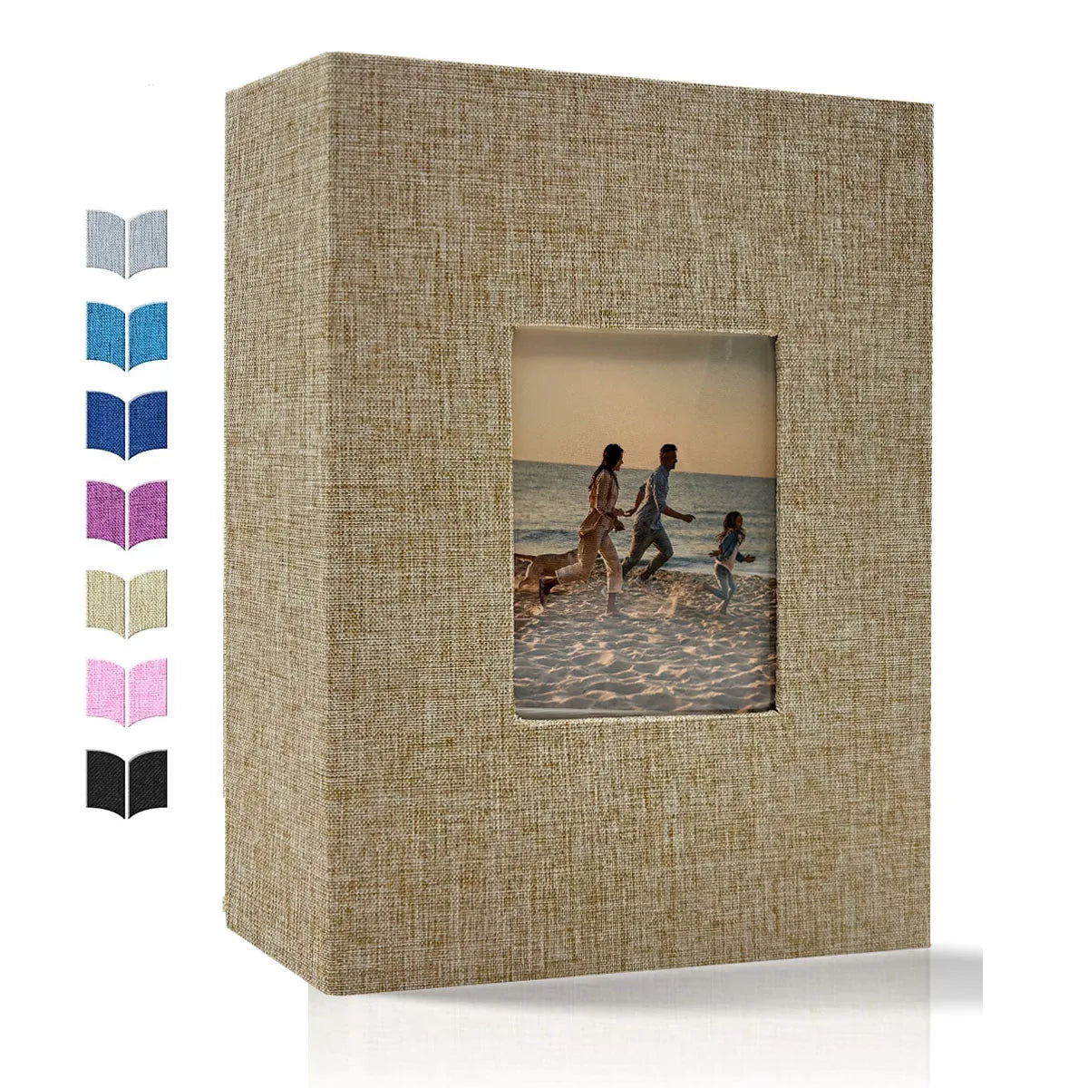 Linen 4x6 Photo Album with 600 Pockets