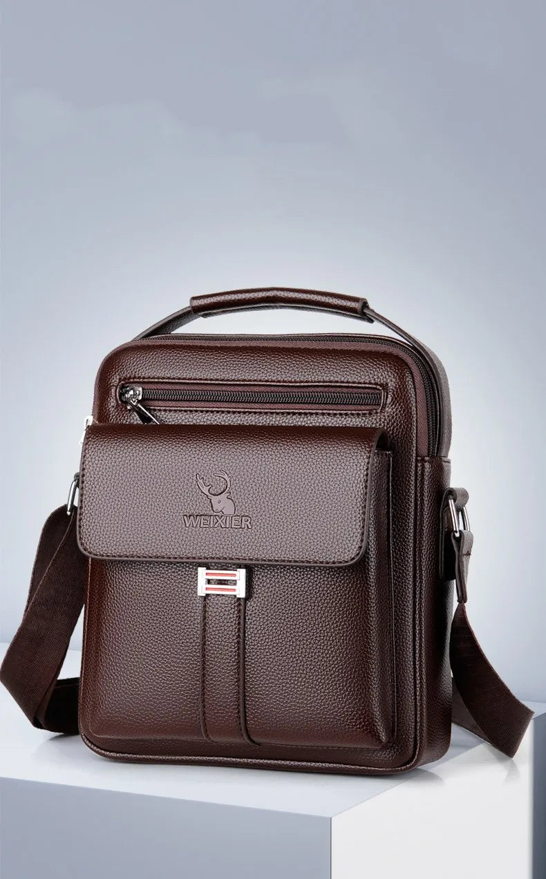 Vintage Waterproof Crossbody Messenger Bag for Men