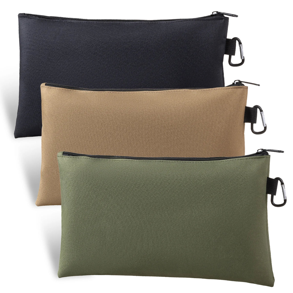 Portable Tool & Organizer Roll-Up Storage Bag with Secure Zipper