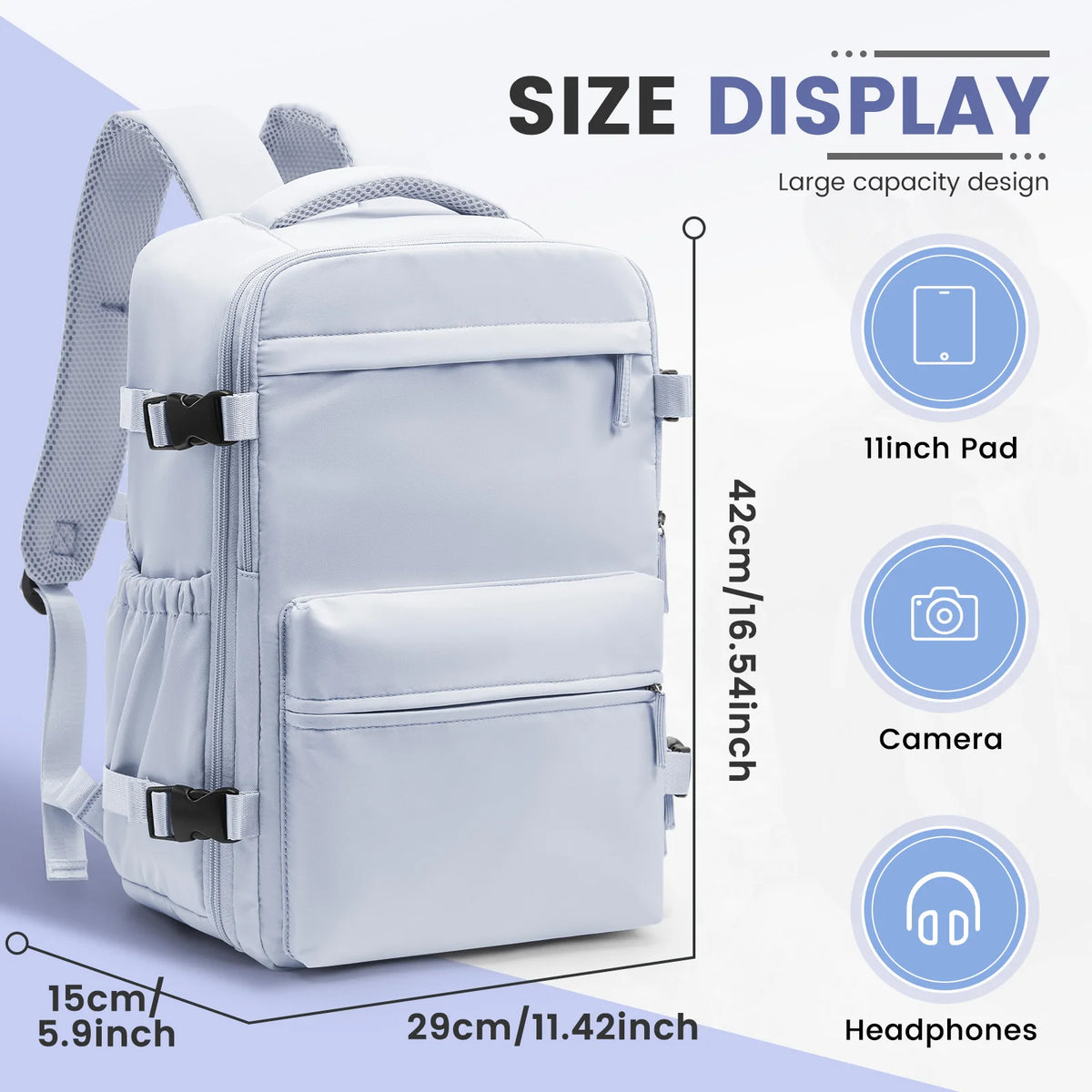 Travel Compression Backpack with Vacuum Storage