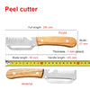 Multi-Functional Vegetable Peeler with Wooden Handle