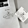 I'M Fine Funny Sarcasm Laptop Stickers