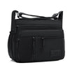 Bolso bandolera de nylon impermeable con múltiples bolsillos