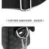 Men's Jacquard Crossbody Bag with Waterproof Finish