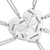 Personalized Stainless Steel Heart Name Necklace