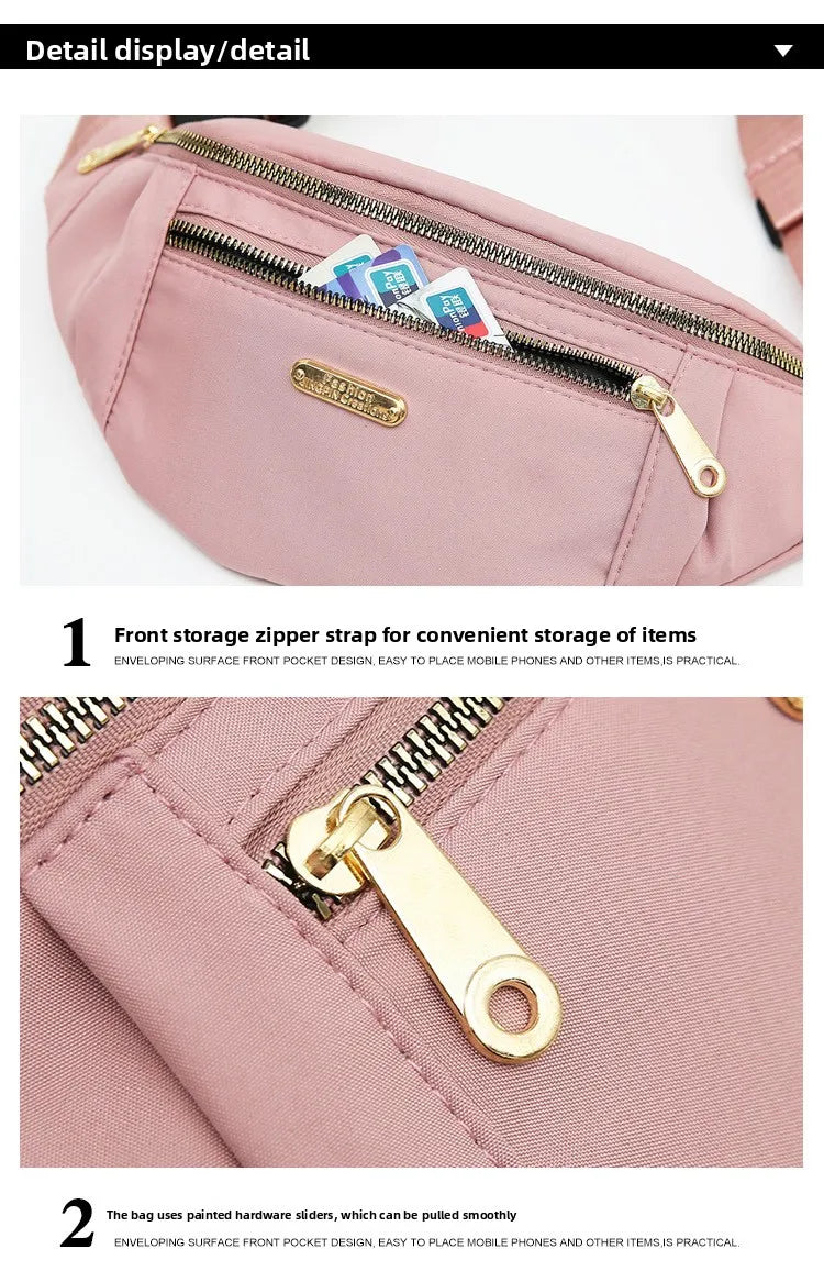 Compact Water-Resistant Crossbody Sling Bag for Travel & Daily Use