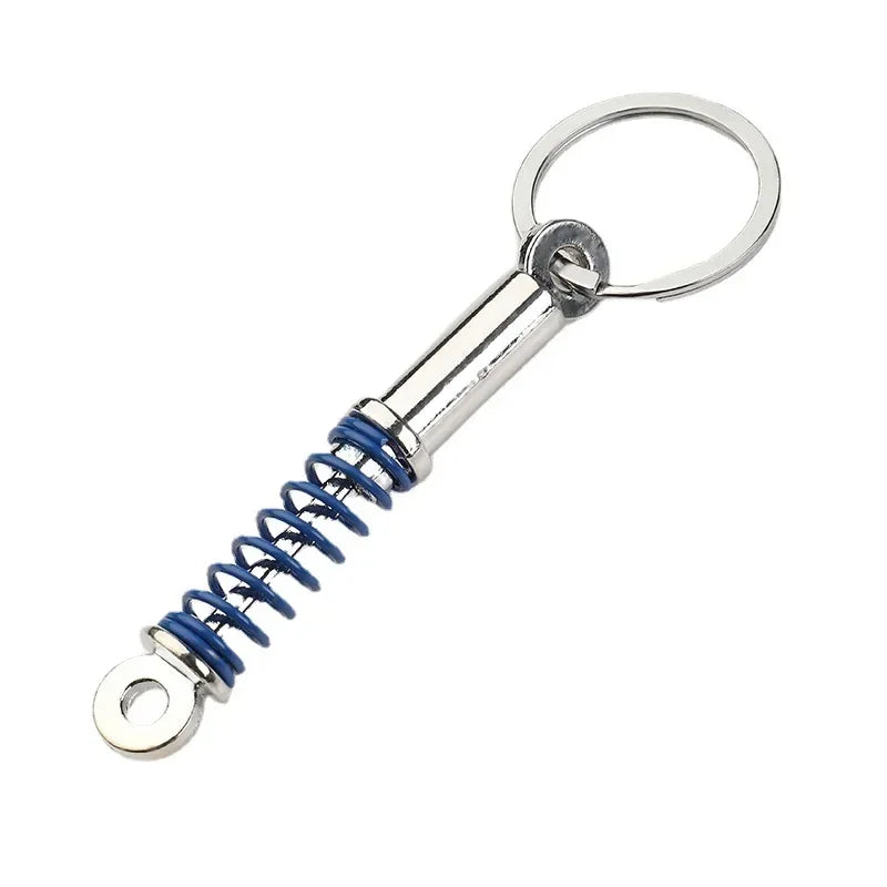 Gearbox Keychain with Turbo Hub and Brake Disc Pendant