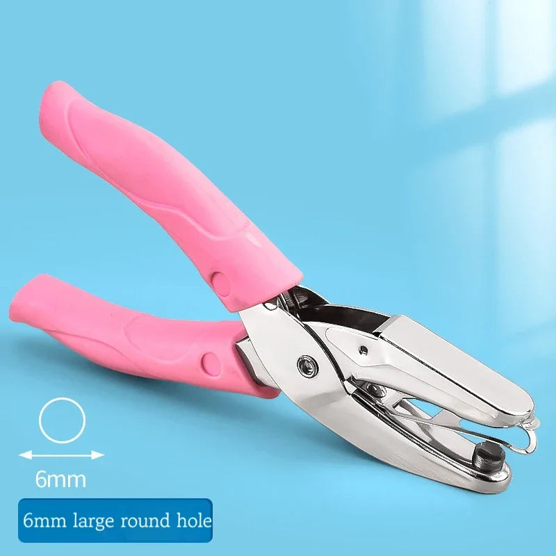 Metal Single-Hole Punch for Scrapbooking and Crafts