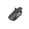Black carbon fiber body kit for a Surron Light Bee motorcycle.