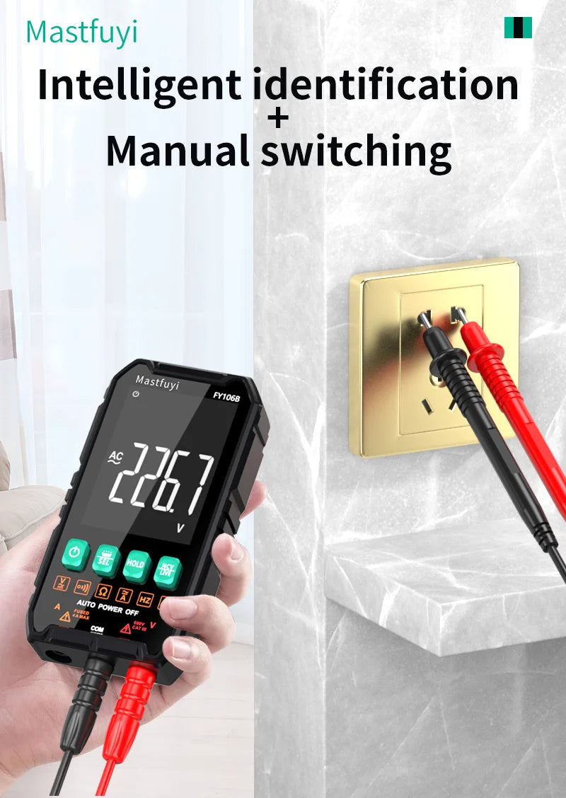6000-Count Auto-Ranging Digital Multimeter with True RMS