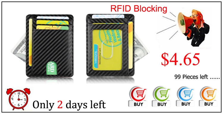 Slim Genuine Leather Card Holder Wallet