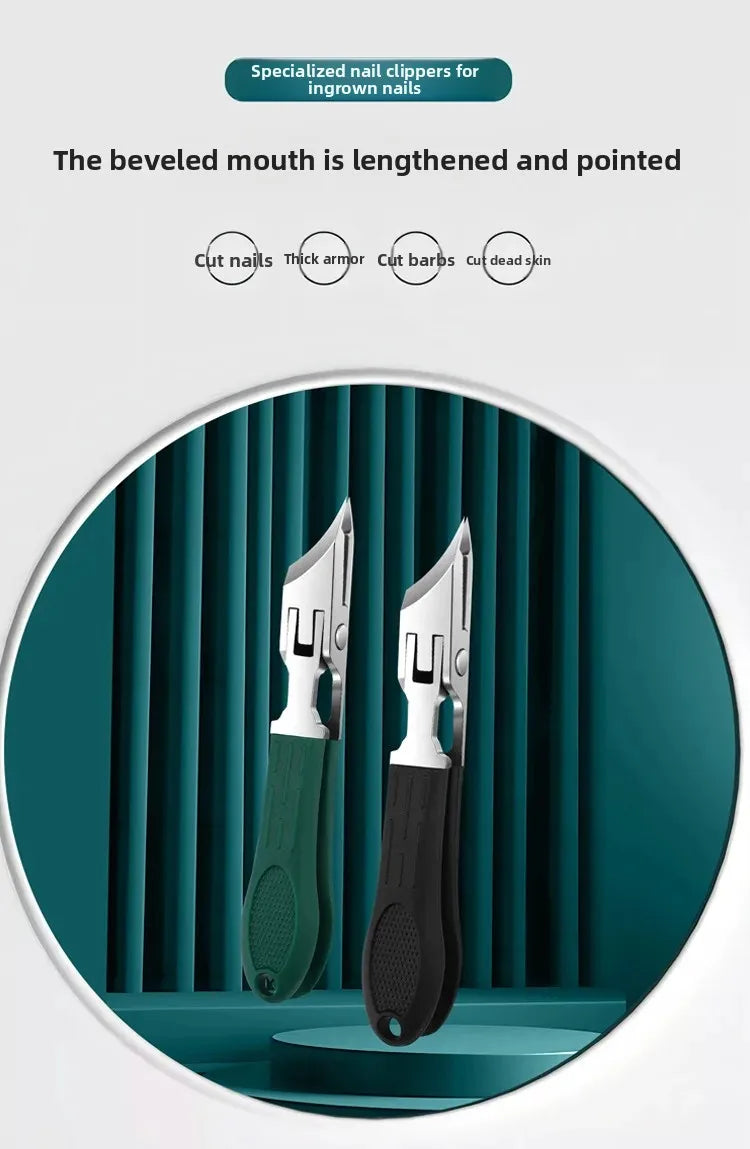 Precision Slant-Edge Stainless Steel Nail Clipper