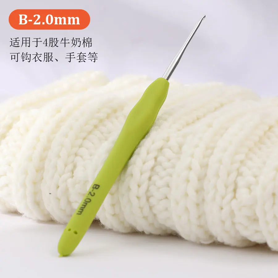 Aluminum Crochet Hook Set for Chunky Yarn & DIY Crafts