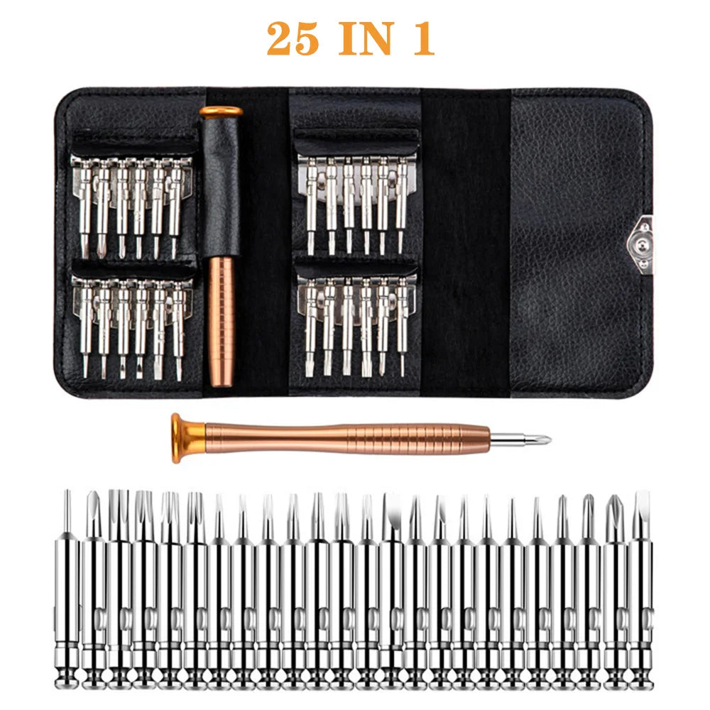 Precision 135-in-1 Screwdriver Set with Magnetic Bits and Repair Accessories