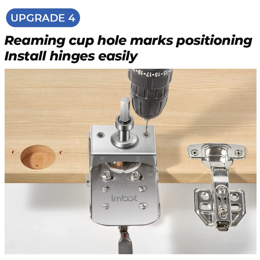 Cabinet Door Hinge Hole Drilling Jig
