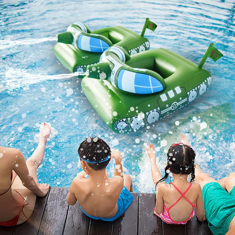 Inflatable Water-Spraying Tank Float