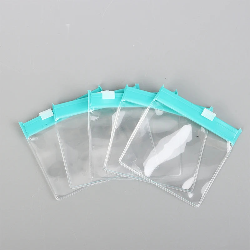 Ensemble de Pochettes Zippeuses en EVA Transparente pour Pilules