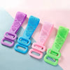 Silicone Body Scrubber with Long Handle and Strap