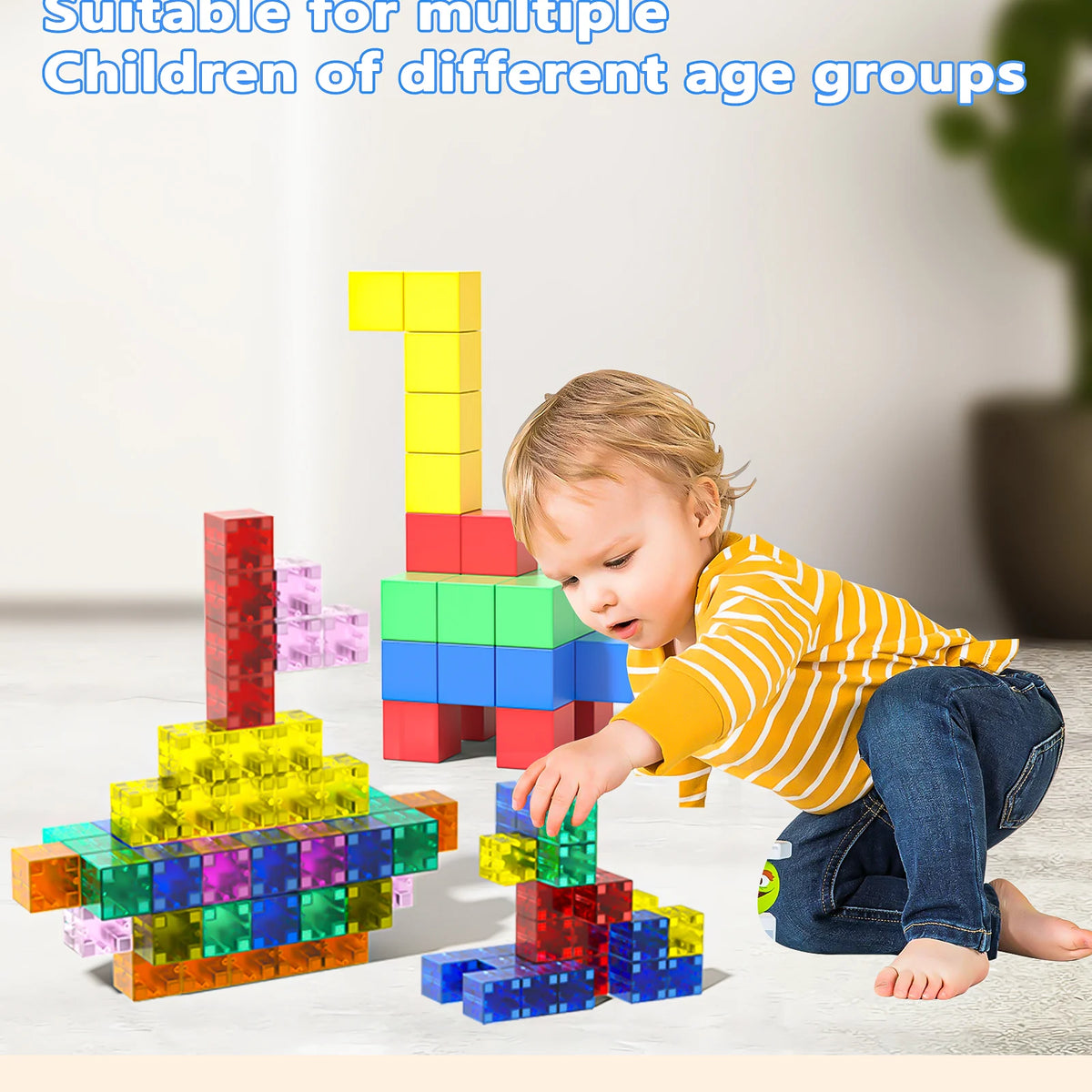 Magnetic Building Cubes STEM Toy Set for Kids