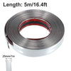 A roll of chrome car door edge guard trim strip with a 5m length and 25mm width.