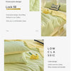 Lightweight Washed Cotton Quilt Set – Breathable Summer Bedding with Printed Pattern