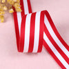 Striped Grosgrain Ribbon – Double-Sided Polyester Cotton, 1 Inch Wide