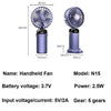 Portable 3-in-1 Foldable USB Fan with Phone Stand