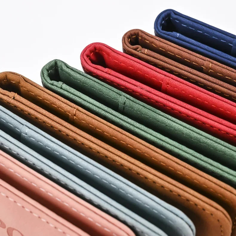 PU Leather Passport Holder with Credit Card Slots