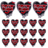 Punk Skull & Horror Embroidered Iron-On Patches (Set of 10)