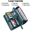 Vintage RFID-Blocking Large Capacity Wallet with Wrist Strap