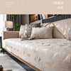 Luxury Chenille Sofa Cover with Anti-Slip Backing