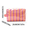 Striped Travel Toiletry Bag for Women
