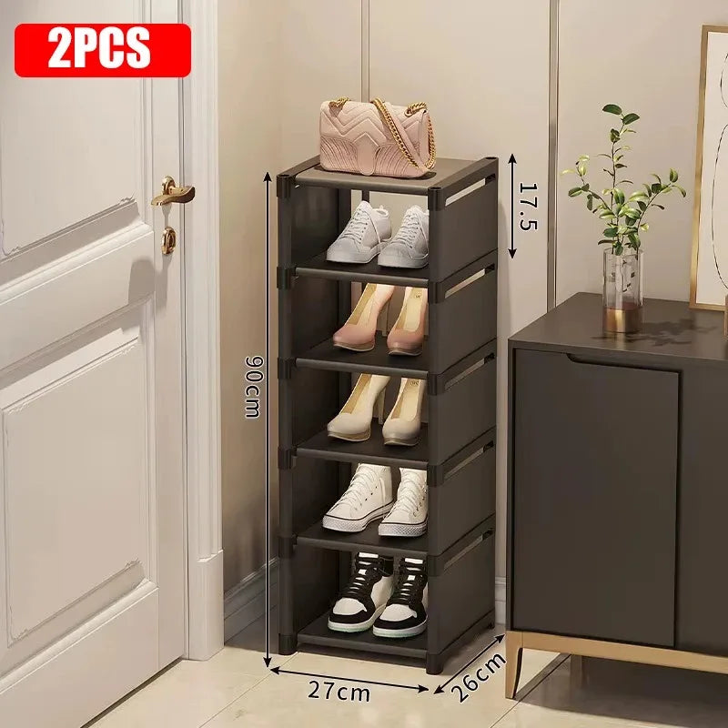 Stackable Fabric Shoe Rack