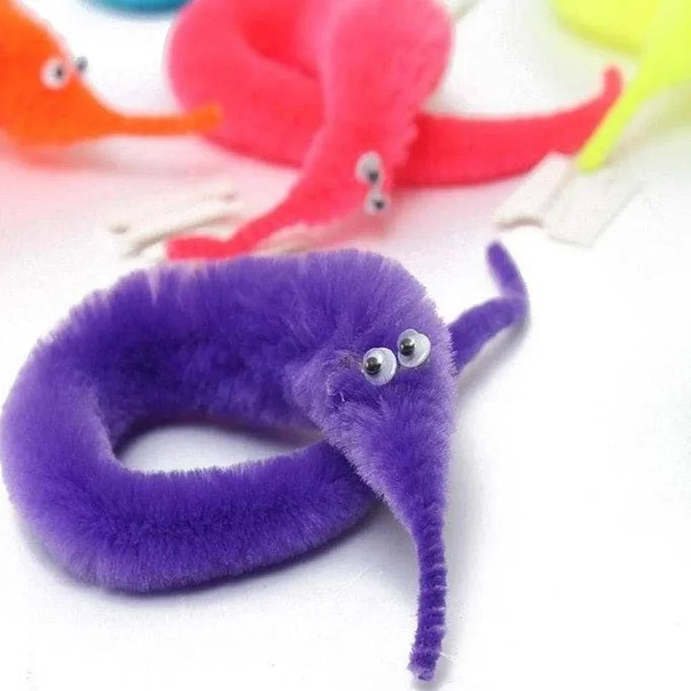 Wiggly Twisty Magic Worm Toy with Invisible String