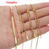 Stainless Steel Extension Chains with Lobster Clasps for Jewelry Making (10-Pack)