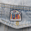 Just One More Chapter Enamel Pin for Book Lovers