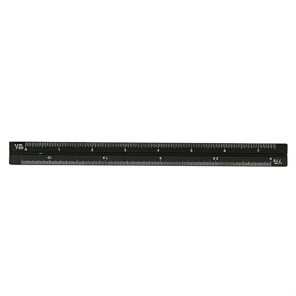 Aluminum Triangular Scale Ruler for Students (15cm/30cm)