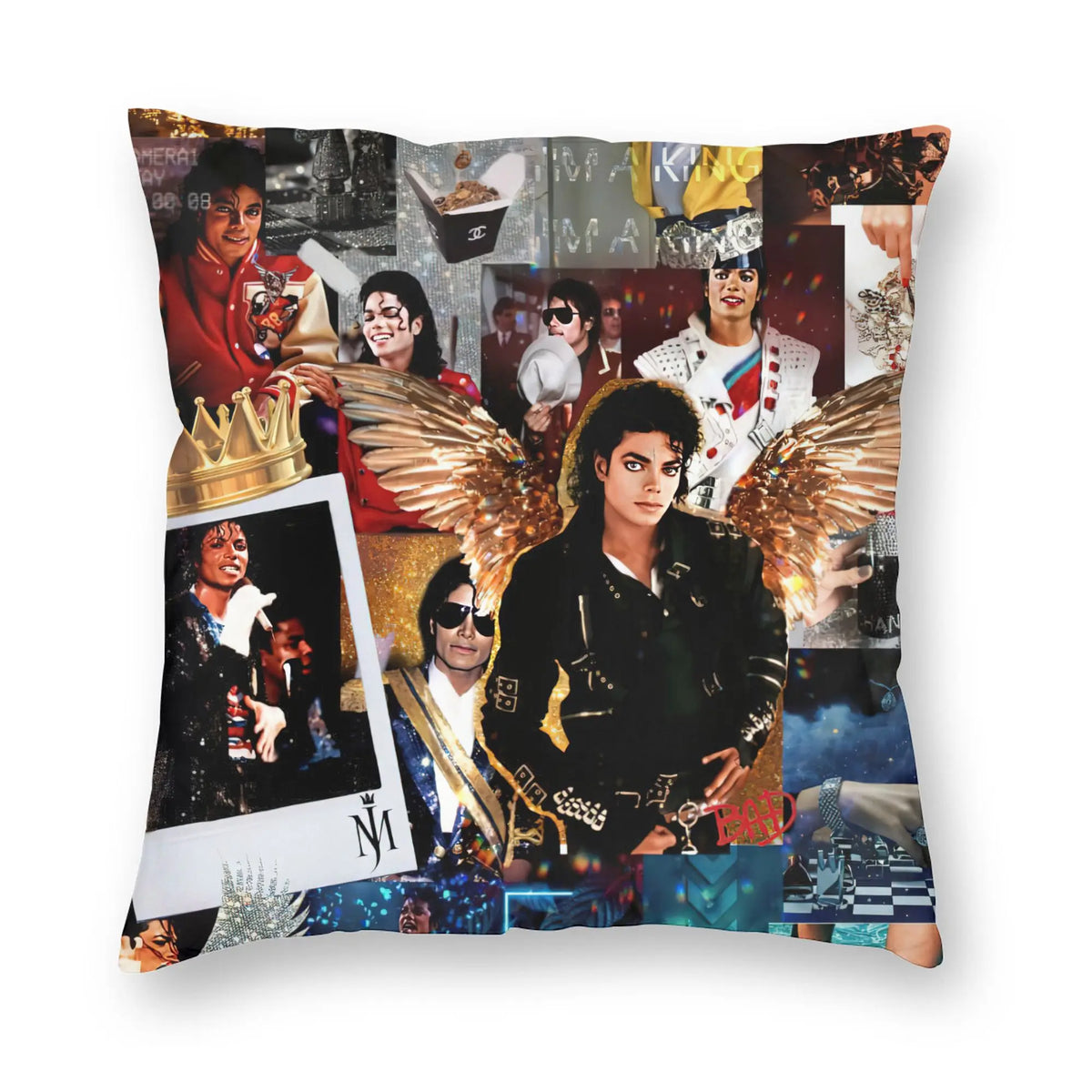 Michael Jackson Decorative Pillowcase with Hidden Zipper