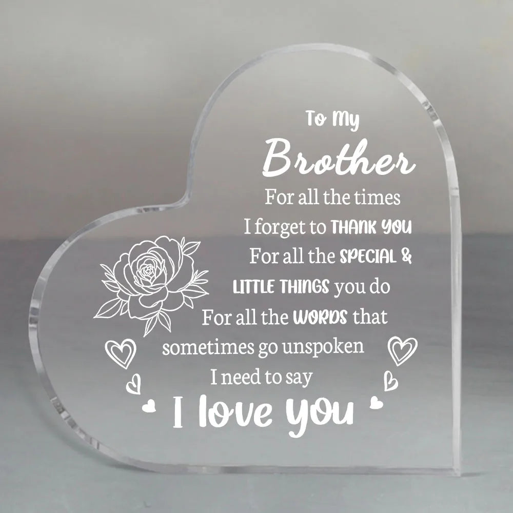 "I Love You Mom" Acrylic Keepsake for Mother's Day