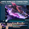 Android Mini Projector with Wi‑Fi 6 & Bluetooth 5.0 — 720p Native, 4K Content Support, Portable Home Theater