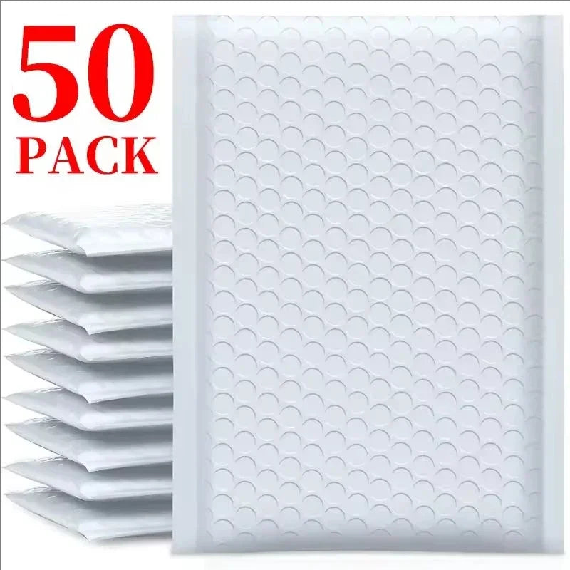 Kraft Bubble Mailers with Self-Sealing Adhesive