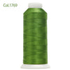 80-Color Polyester Embroidery Thread Set with Large 4000m Spools