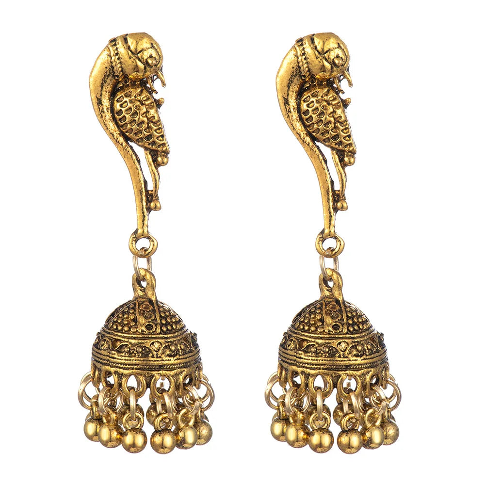 Vintage Geometric Drop Earrings