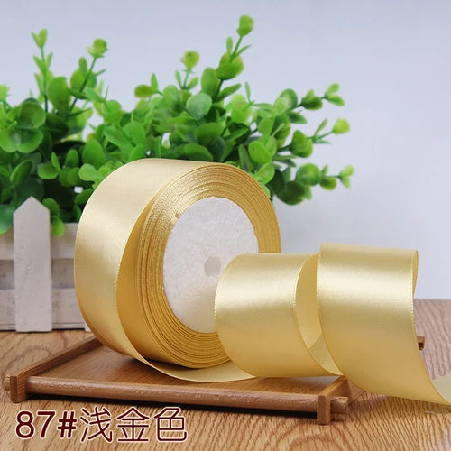 Silk Satin Ribbon Roll for Gift Wrapping, DIY Crafts, and Party Decor