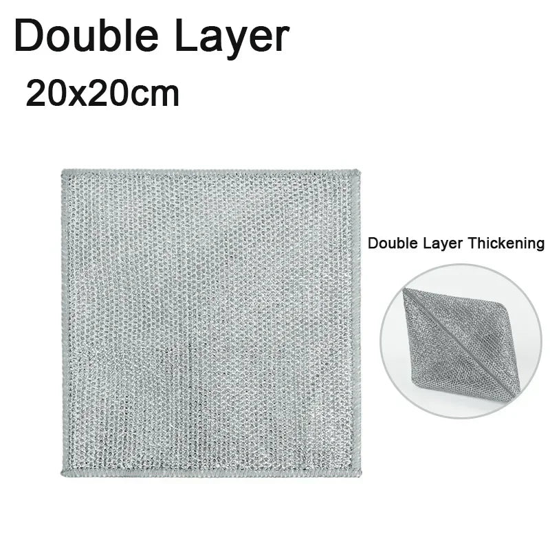 Non-Scratch Double-Sided Cleaning Towels for Kitchen