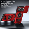Rotating Magnetic Ring Phone Case with Kickstand for iPhone
