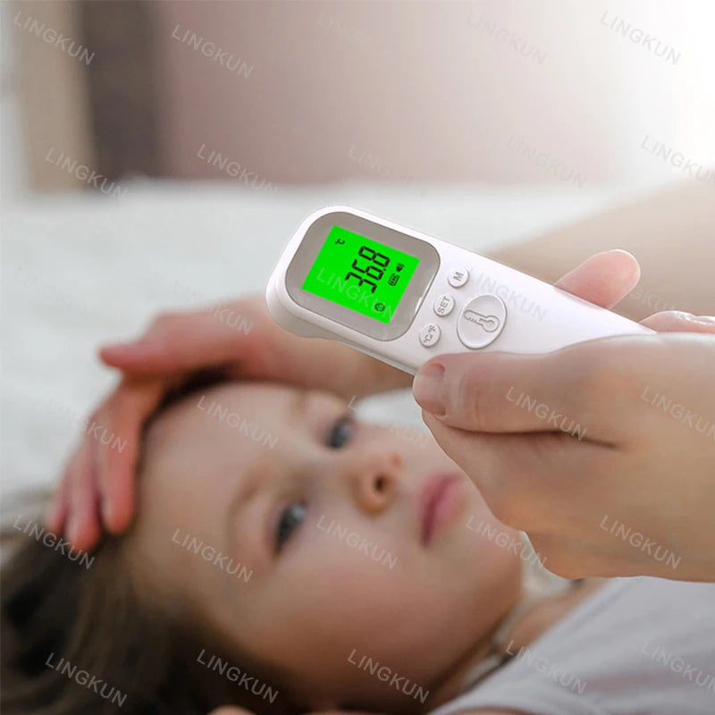 Digital Infrared Forehead Thermometer – Quick, Non-Contact Reading for All Ages