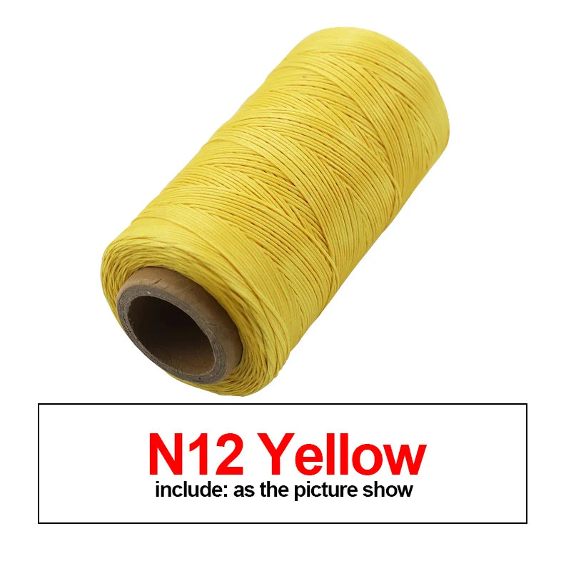 Flat Waxed Thread Spool for Leathercraft and DIY Projects