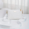 Quilted Chain Crossbody Bag with Adjustable Strap