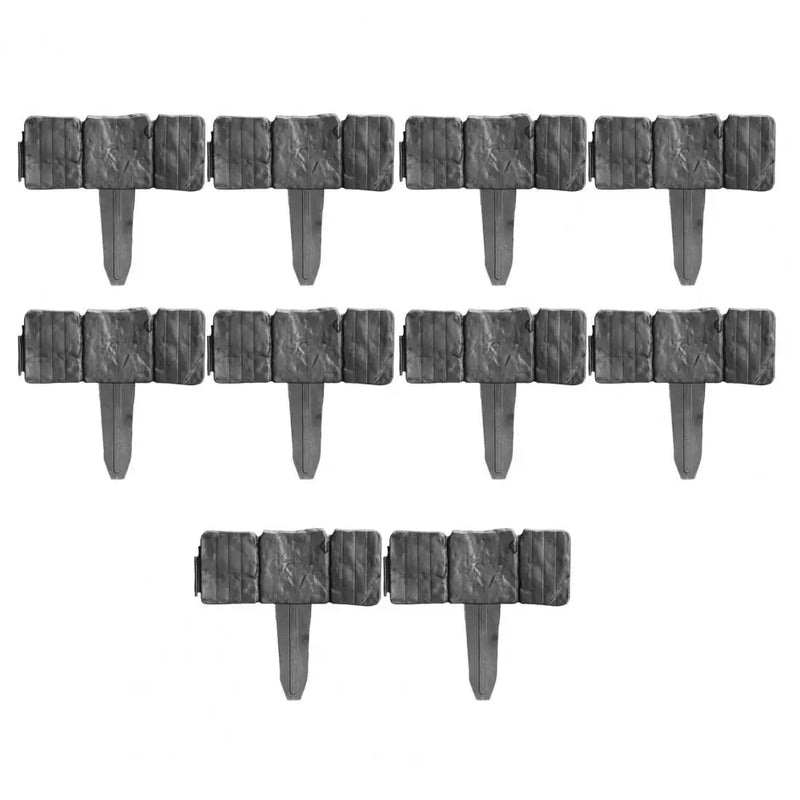 No-Dig Plastic Garden Edging Panels